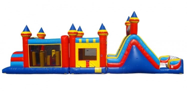 50ft Multi Configuration Course/Bouncer/Slide (dry)