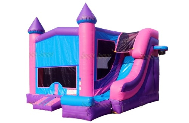 Pink Module Castle Slide Combo no pool (dry)