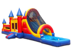 50ft Obstacle Combo Jumper with Pool (wet) *Coming Soon*