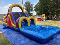 25 Zip It Obstacle Course with Large Pool (wet)
