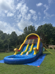 16ft Double Lane Slide (wet)